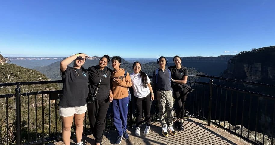 The group at a lookout
